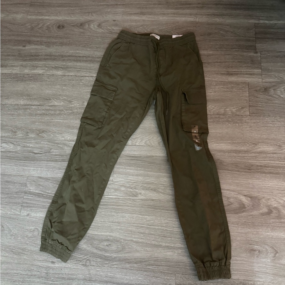 Sun + Stone Forest Green Joggers